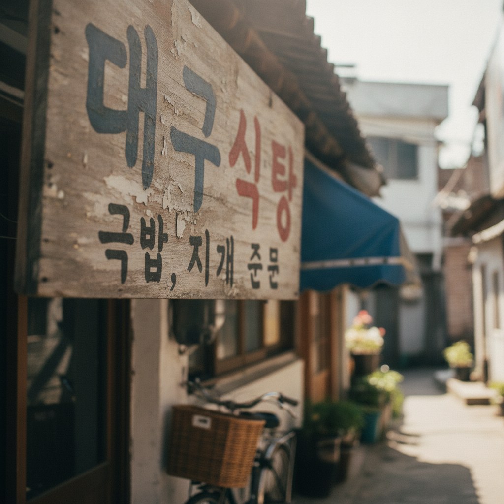대구식당간판