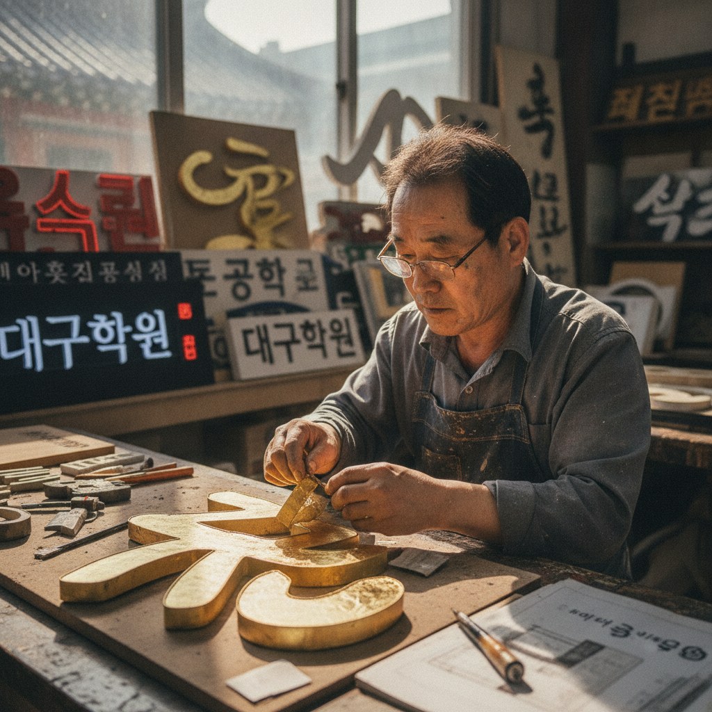 대구학원간판 간판술사